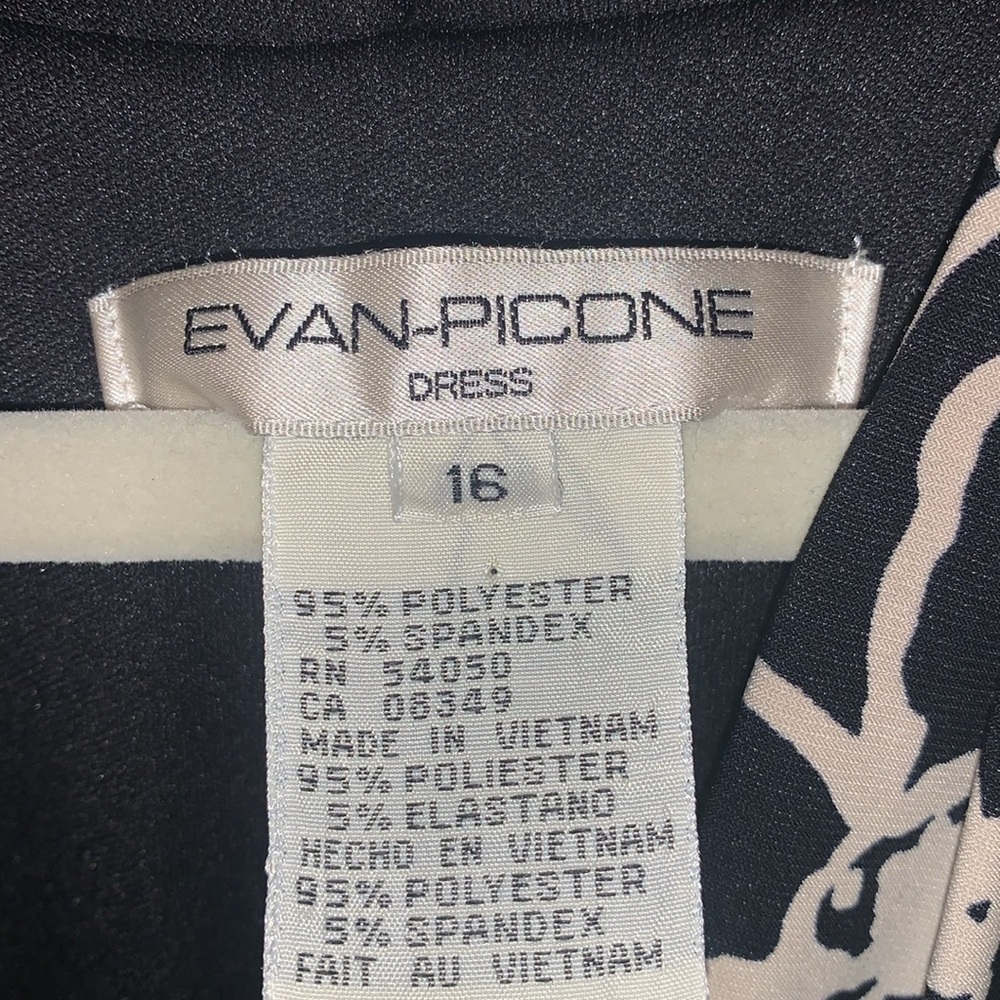 Evan-Picone Sleeveless Dress. Size 16 - Picture 2 of 7